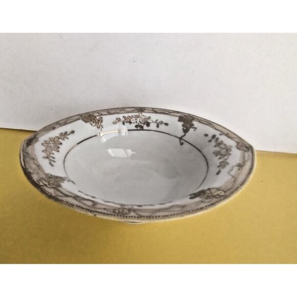 Vintage Hand Painted Nippon Japan Gold Encrusted Candy/Nut Bowl 1950's 5 3/4" - Picture 6 of 15